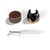 Wall Mount Metal Cable Clip Satin Copper