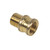 Decorative Brass Coupler | Female M10 x Male M10 Thread