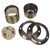 ES | E27 | Edison Screw Antique Plated Threaded Lampholder with Metal Cord Grip