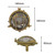 Mini Compass Guard Bulkhead (Antique Brass)