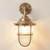 Quinn Guard Wall Lantern (Raw Brass)