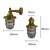 Grand Tiller Wall Lantern (Raw Brass)
