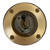 Bertha Ground Light (Raw Brass)