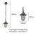Hull Guard Pendant Lantern (Raw Brass)