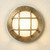 Marina Guard Circular Bulkhead (Raw Brass)