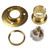 BC | B22 | Bayonet Cap Brass Batten Lampholder with 52mm Base