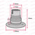 SBC | B15 | Small Bayonet Cap Brass Batten Lampholder