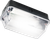 230V IP65 60W B22 Bulkhead with Clear Prismatic Diffuser and Black Plastic Base