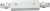 230V Track Connector - White