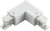 K-LINE 230V 3-Circuit Track Left L-Connector - White