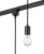 230V 1.8M E27 Contemporary Track Pendant - Black