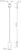 230V 1.8M E27 Contemporary Track Pendant - White