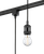 230V 1.8M E27 Vintage Track Pendant - Black