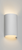 230V G9 40W Curved Up and Down Plaster Wall Light