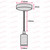 Brushed Chrome 6" Plain E27 Pendant Light Fitting Class 2 8270BC