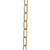 1.8mm Gauge Brass Plated Hammered Lighting Chain