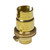 SBC | B15 | Small Bayonet Cap Brass Plain Lampholder with 1/2" Base Fixing