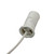 SES | E14 | Small Edison Screw White Threaded Lampholder with Flat Base Fixing Push Wire