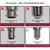 SES | E14 | Small Edison Screw Plain Brass Lampholder with 10mm Base Fixing