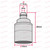 ES | E27 | Edison Screw Brass Lampholder with Cord Grip