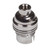 BC | B22 | Bayonet Cap Chrome Un-Switched Lampholder 10mm Entry with Stem Lock