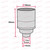 ES | E27 | Edison Screw Plain Chrome Lampholder with 10mm Fixing