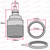 ES | E27 | Edison Screw Chrome Threaded Lampholder with Cord Grip