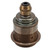 ES | E27 | Edison Screw Old English Threaded Lampholder with Cord Grip