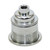 ES | E27 | Edison Screw Chrome Threaded Lampholder with 10mm Base Fixing