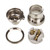 BC | B22 | Bayonet Cap Nickel Un-Switched Lampholder 10mm Entry with Stem Lock