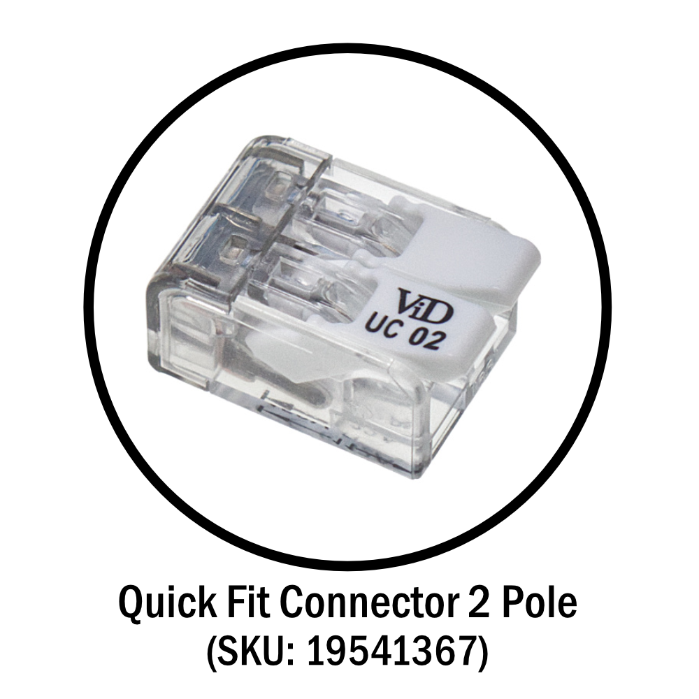 Quick Fit Connector 2 Pole