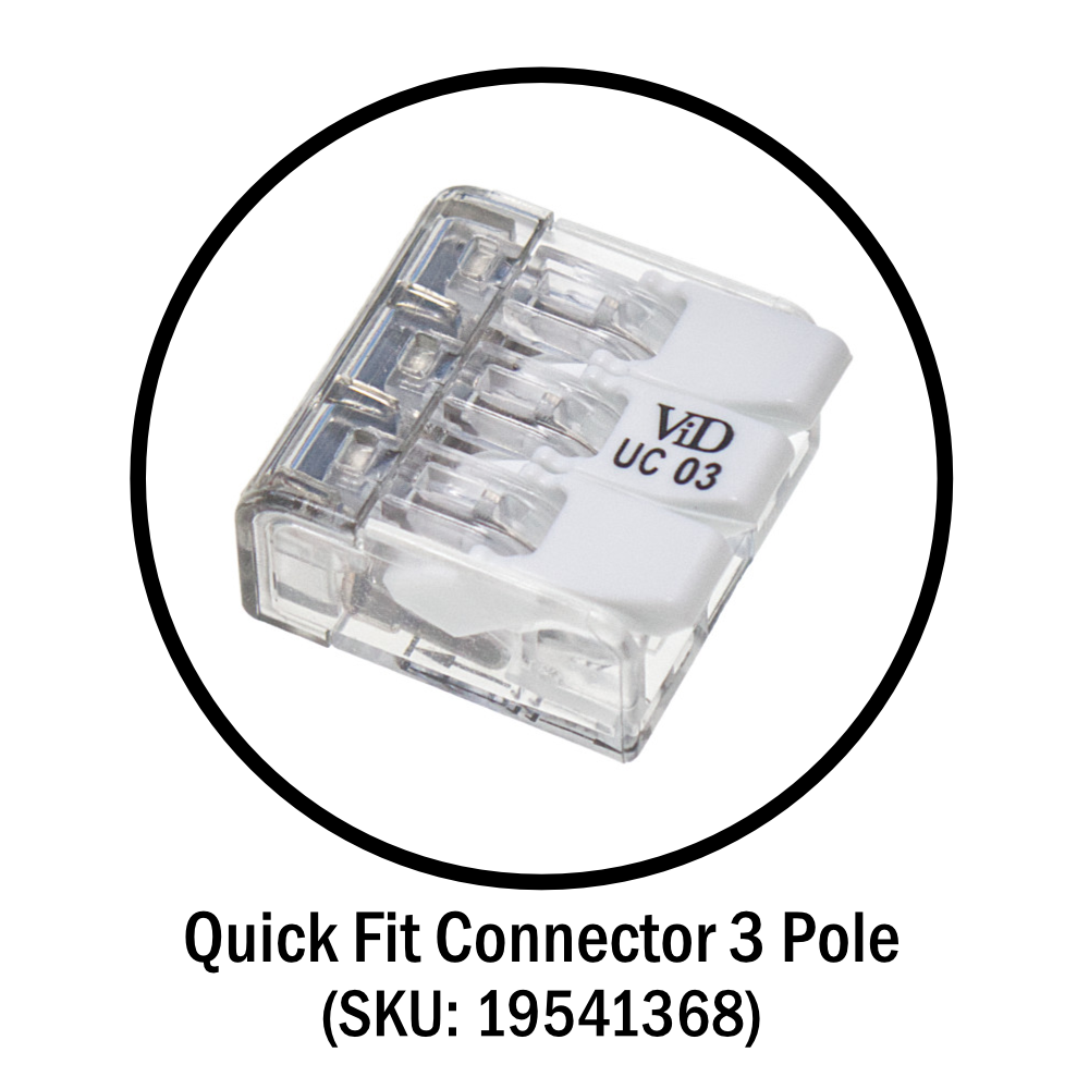 Quick Fit Connector 3 Pole