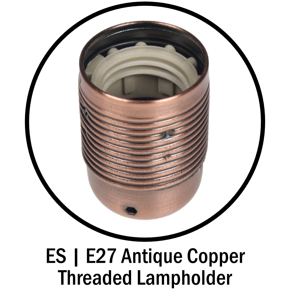 ES Antique Copper Lampholder