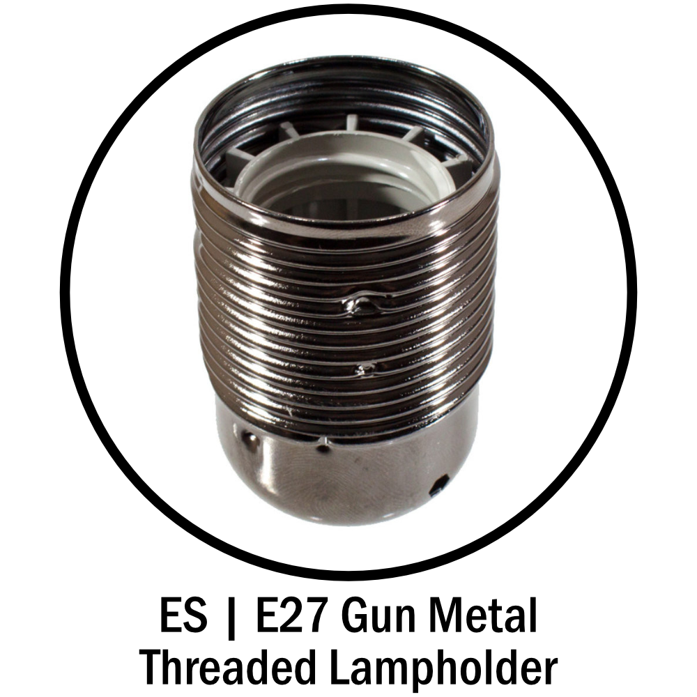 ES Gun Metal Lampholder
