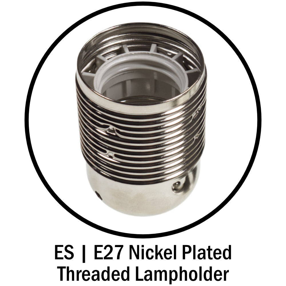 ES Nickel Lampholder