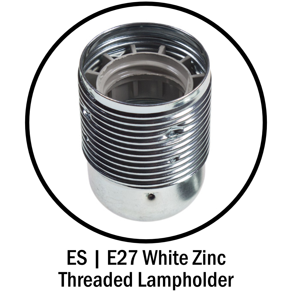 ES Gun Metal Lampholder