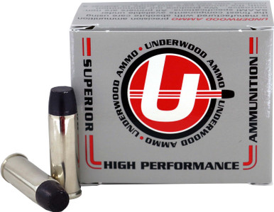 41 Remington Magnum 265gr. Wide Long Nose Gas Check Black