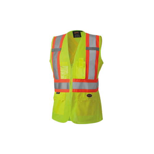W Hi Viz Safety Vest - Yellow