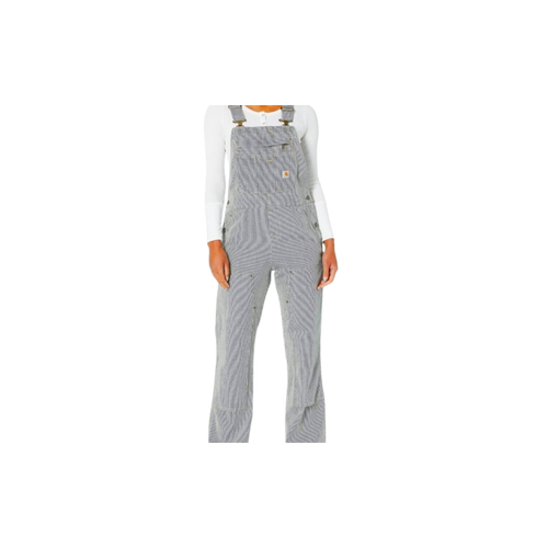 W Demin Striped Bib