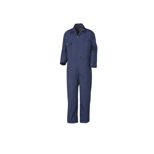 M Poly/ Cotton Coverall - Navy
