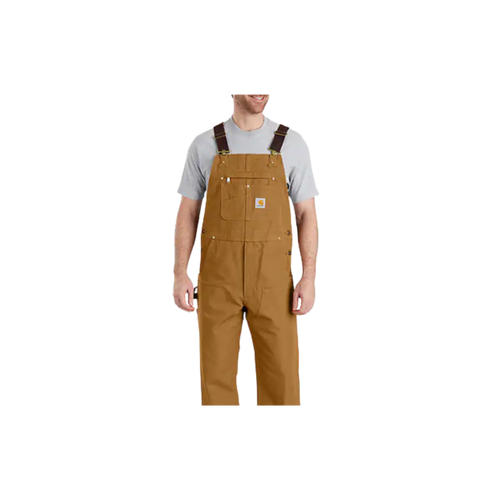 M R01 Unlined Bib - Brown