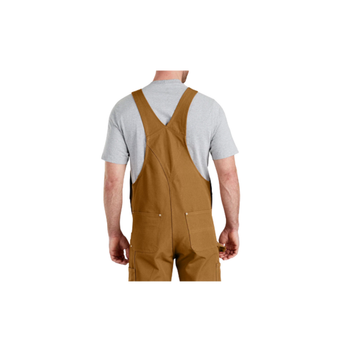 M R01 Unlined Bib - Brown