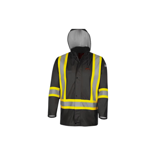 M Waterproof PU Stretch Jacket - Black
