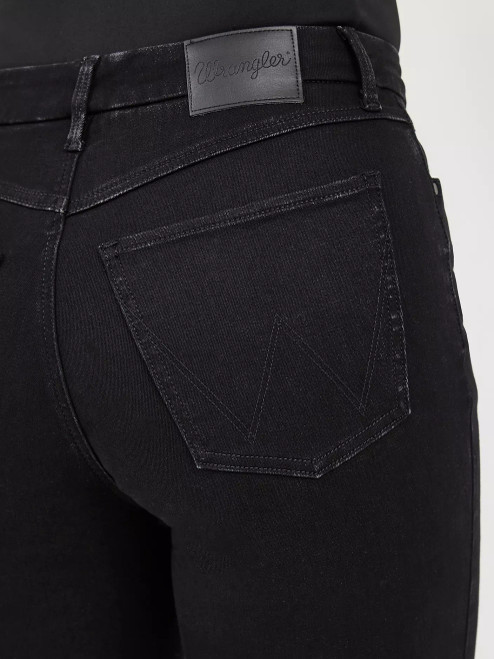W High Rise Bespoke Bootcut Jean - Black
