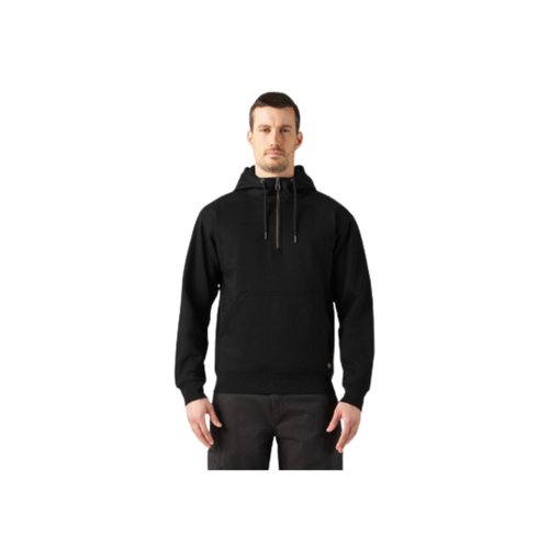 M 1/4 Zip Hoodie - Black