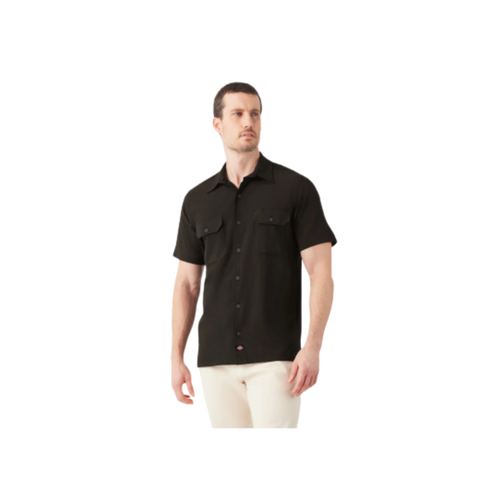 M Short Sleeve Performace Work Shirt - Black