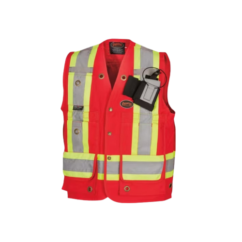 M Surveyor Hi-Vis Vest - Red