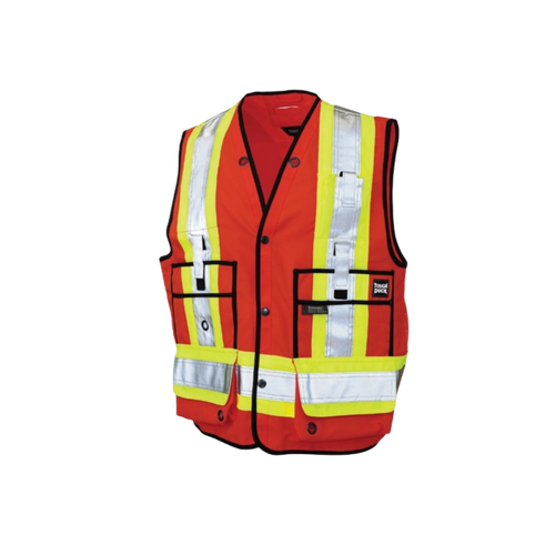 M Safety Surveyor Vest - Red