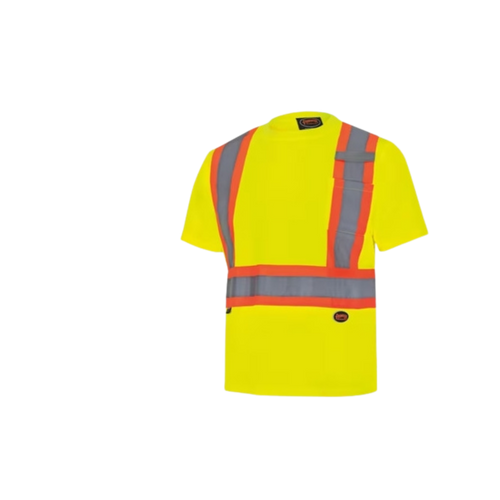 M Birdseye Safety Short Sleeve - Yellow