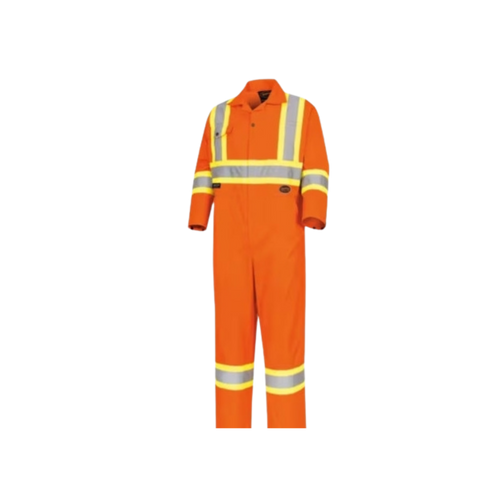 M Poly Safety Coverall - Orange